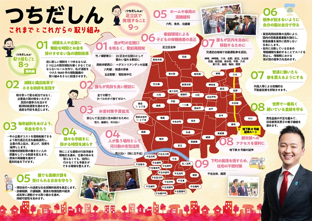 2026年1月発行 政策チラシ（表面）